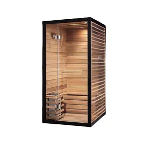 Seepexd Ruang Sauna Uap Kayu Rumah Fisioterapi Keringat Ruang Uap Dapat Menampung Dua Orang Sauna