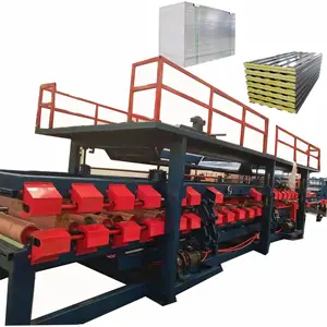 Automatic Lubrication Width adjustable sandwich Panel sussman machinery roof wall panel roll forming machine