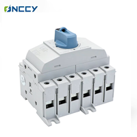 Interrupteur sectionneur CA 16A 125A 800V 1P 2P 3P pour systèmes solaires photovoltaïques, chargeurs de VE et systèmes de stockage d'énergie par batterie