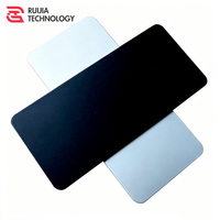 Plaques signalétiques en aluminium anodisé brossé auto-adhésives pour la sécurité contre les risques d'étranglement des machines industrielles