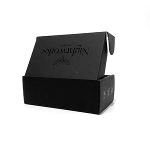 Factory Wholesale Custom Black Rectangular Cardboard Glossy Lamination Gold Foil Stamping Embossing Recyclable <strong>Gift</strong> <strong>Green</strong> - Product Image 2