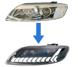 Phares à LED modifiés <span class=keywords><strong>pour</strong></span> 2017 Audis Q7 Q5 Q3 assemblage de phares à matrice LED diurne - Product Image 6