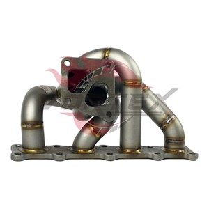 Colector de escape de acero inoxidable Vortex Performance compatible con Mitsubishi Lancer Evolution X EVO 10 4B11T MR GSR Tuning Pipe - Product Image 2