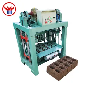 Douala Cameroon hot sale faxed hollow cement block brick making machinery machine line