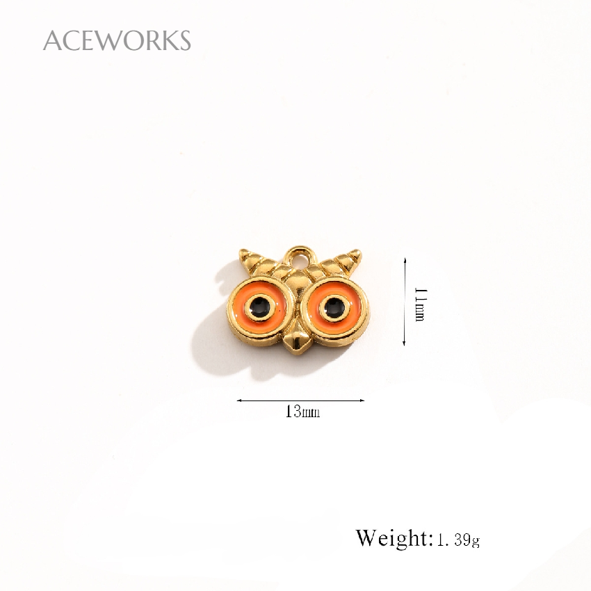 Owl orange-Gold