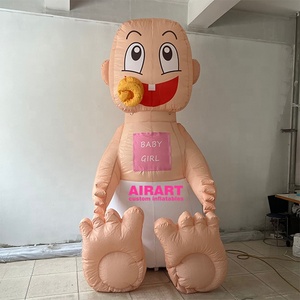 Airart Factory Personnaliser la publicité Modèle gonflable Lovely Gonflable Cartoon Character Giant Gonflable Baby - Product Image 2