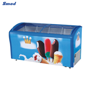 Congelador Comercial con Puerta de Vidrio para Exhibición de Helados/ Congelador Horizontal con Certificación CE - Product Image 2