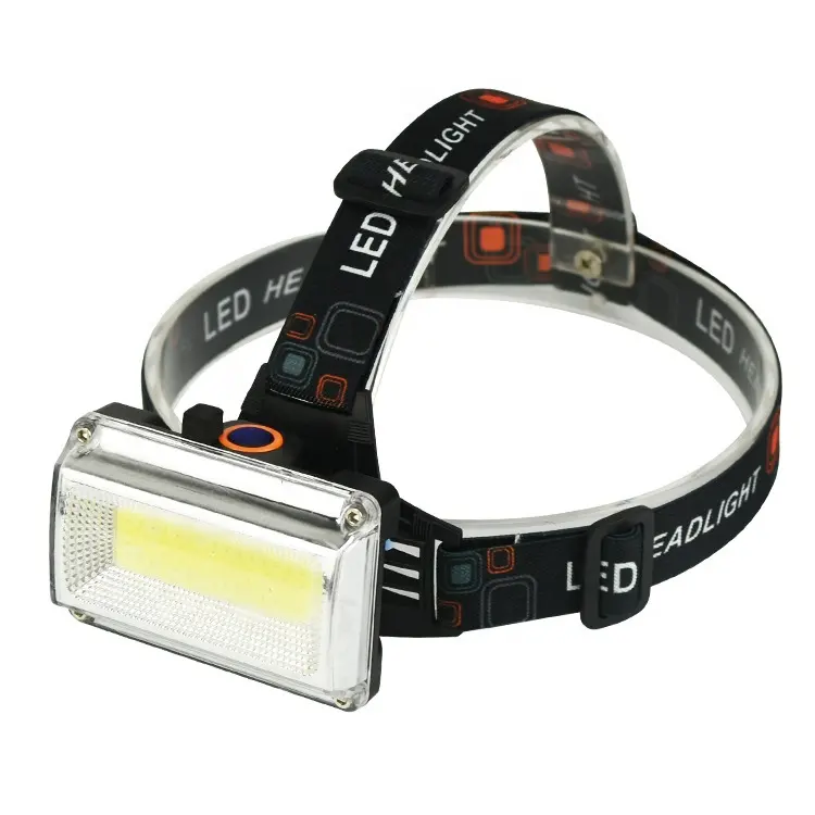 Mineral Bicycle Super Bright Cob Head Torch Rechargeable Red Green Led Hunting Light Headlamp
