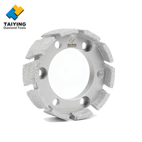 Outil abrasif de fraisage CNC diamanté brasé sous vide 50/86/100mm pour le traitement du granit et de la pierre naturelle OEM ODM