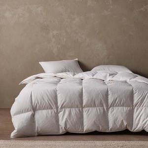 Trọng Lượng Nhẹ Duvet 800 Làm Đầy Điện 90% <span class=keywords><strong>Muscovy</strong></span> Xuống Và 10% Lông 180gsm Trắng <span class=keywords><strong>Muscovy</strong></span> Vịt Xuống Giường Duvet - Product Image 2