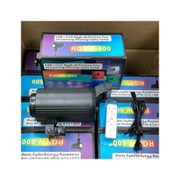 Kit d'éclairage vidéo LED COB haute intensité 100W, température de couleur réglable, télécommande pour photographie, YouTube Live (plastique)