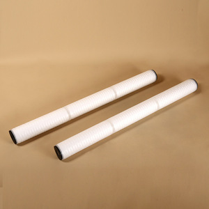 30-Inch Microporous Pleated Filter Cartridge Double Opening For Industrial Water Purification - Product Image 4