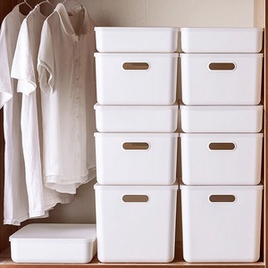 <span class=keywords><strong>2025</strong></span> nóng bán công suất cao nhựa hộp lưu trữ cho quần áo Home Organizer với nắp - Product Image 3