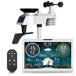 FT1006 <span class=keywords><strong>Station</strong></span> <span class=keywords><strong>météo</strong></span> WIFI professionnelle Horloge Jumbo Calendrier Lecteur vidéo et cadre photo Réseau de capteurs extérieurs pour la foresterie - Product Image 2