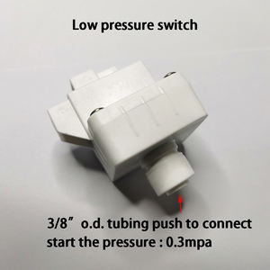 1/4 pouces RO <span class=keywords><strong>eau</strong></span> purificateur d'<span class=keywords><strong>eau</strong></span> basse pression interrupteur de vanne 1/4 "OD <span class=keywords><strong>tuyau</strong></span> pousser pour connecter le système d'osmose inverse - Product Image 3