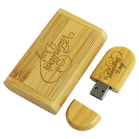 Clé USB 2.0 de haute qualité avec logo personnalisé multi-capacité 8 Go-2 To Emballage en bois de gros