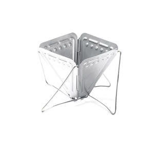 ที่กรองกาแฟสปริงพับได้สแตนเลสแบบพกพาสำหรับตั้งแคมป์กลางแจ้ง ที่กรองกาแฟแบบมือถือ ขนาดใหญ่และขนาดเล็ก - Product Image 3