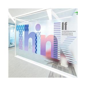 Fabricantes suministro multinacional exportación Oficina vidrio puerta pegatinas PVC transparente adhesivo respaldo impermeable ecológico - Product Image 1