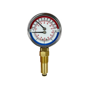 AKS Industrial Grade 2,5 "Zifferblatt-<span class=keywords><strong>Thermometer</strong></span>, 304 SS-Gehäuse, 1/2" NPT-Rück anschluss, 0-200 ° C - Product Image 3