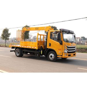 Grue hydraulique montée sur camion SAIC 4T multifonctionnelle pour l'aménagement paysager et la construction rurale - Product Image 5
