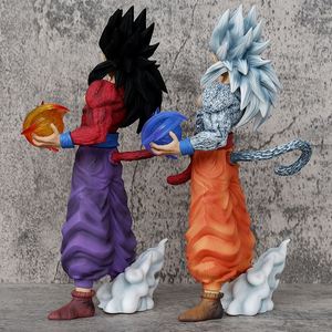 Dragon Balls Z figuritas PVC modelo luminoso estatua colección juguete Anime Super Saiyan 4 Goku figura de acción - Product Image 4
