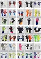 Gants de gardien de but de football en latex de 4 mm, coupe négative, protège-doigts, respirants, réglables, gants de protection pour tous les âges, utilisation en extérieur