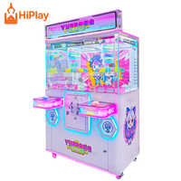 Machine à griffes commerciale à deux joueurs, à monnayeur, pour peluches et cadeaux, pour centre de jeux et salle d'arcade