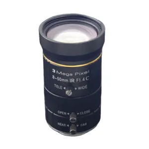 3 Megapixel 1/2" 8-50mm Manual Iris Lens with C Mount