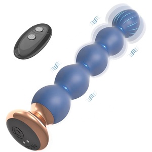 Vibrateur à perles anales pour femmes Stimulateur de vagin et de clitoris Bouchons de fesses vibrants Masseur de prostate masculin Jouet sexuel <span class=keywords><strong>Anus</strong></span> Jouet sexuel pour couple - Product Image 1