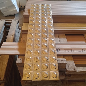 2x60cm vàng hiện đại Thiết kế ốp tường chất lượng tốt nhất chống trượt firebrick biên giới <span class=keywords><strong>TRIM</strong></span> Phật Sơn nhà máy Cung Cấp Các yếu tố trang trí - Product Image 5