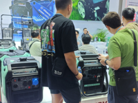 Générateur Inverter Professionnel 10000W avec Démarrage Électrique, Écran LED et Roues pour Food Truck Certifié CE EPA Euro 5