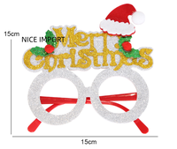 Lunettes de Noël style chapeau, best-seller, accessoires de décoration pour fêtes d'enfants, montures de lunettes décoratives de Noël