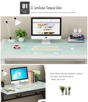 Ailichen Hot Sale Home Kantoormeubilair Laptop Computer Tafel Bureau Modern Organizer Wit Staand Bureau
