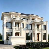 Panel Decorativo 3D Moderno de EPS para Paredes, Molduras para Interiores/Exteriores, Cornisa para Techos de Villas