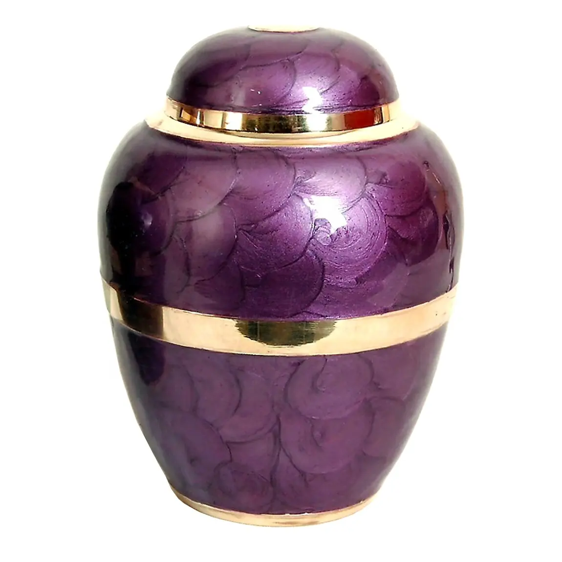 Crinière décorative violet émail, 1 pièce, dôme, design de créateur, cadeau pour clés