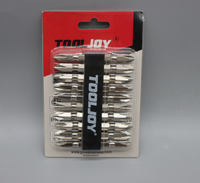 Embouts de tournevis professionnels en acier S2 à double extrémité PH2 65 mm, sablés, antidérapants et magnétiques pour visseuse à chocs