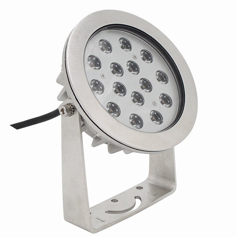 316L Stainless Steel IP68 Rating RGBW DMX512 AC/DC24V LED Pool Underwater Light Fountain Led Light High Performance Pool Lights