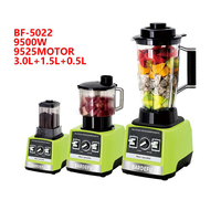 Appareils électroménagers professionnels pour la cuisine à domicile en Chine, 220 V, bouton LED, mixeur plongeant à main, verre, nourriture, 5 en 1, électroménager