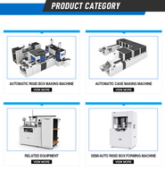 Machine automatique de fabrication de boîtes cadeaux à économie d'énergie avec manipulation de feuilles assistée par le vide pour articles fragiles