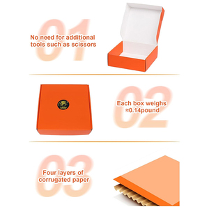 Petites boîtes d'expédition - lot de 50 boîtes d'emballage pour colis pour petites entreprises, boîtes en carton pour bijoux, cadeaux, bandes dessinées, en vrac - Product Image 4
