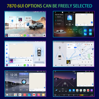 Reproductor de DVD para Auto Universal 7870 de 256 GB con Android 13, Pantalla 2K, DSP, CarPlay, GPS, Directo de Fábrica