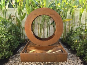 Fontaine d'eau en béton pour jardin, cascade, piscine, foyer à gaz, bol à feu, fournie par l'usine - Product Image 2