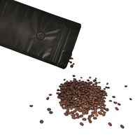 Vente en gros de paquets en papier kraft de 250g 500g 1kg pour sac de café avec sacs d'emballage en grains de café Valve