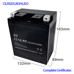 Batería de Gel de Plomo-Ácido YTX14 <span class=keywords><strong>12V14AH</strong></span> de Alta Calidad, Libre de Mantenimiento, para Motocicletas - Product Image 4