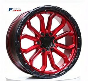 Rines de Aleación Cóncavos Forjados FSB Nuevos, <span class=keywords><strong>7</strong></span>-13J <span class=keywords><strong>X</strong></span> 127-180mm PCD 10-<span class=keywords><strong>42</strong></span> ET, Acabado Plateado, Garantía de 3 Años, para F150/F250/F350 - Product Image 2