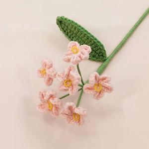 Hilo tejido a mano pequeño ramo de simulación fresca <span class=keywords><strong>para</strong></span> <span class=keywords><strong>regalar</strong></span> a compañeros de clase y novias como regalos de cumpleaños - Product Image 3