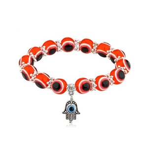 Bracelets turcs porte-bonheur pour femmes et hommes, perles de cristal colorées, charme, bracelet d'amitié pour couple, bijoux cadeaux - Product Image 6