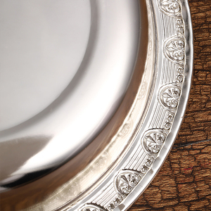 Bandeja de Servicio con Tapa Dorada Mubarak de Oriente Medio, Vajilla para Ramadán con Cúpula de Acrílico y Aluminio, Bandeja para Servir Dulces - Product Image 4