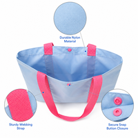 Sac fourre-tout personnalisé avec logo, en polyester, vente en gros, écologique, réutilisable, pour les salons professionnels, fabrication directe en usine