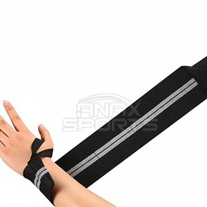 ที่รัดข้อมือนีโอพรีนสำหรับยกน้ำหนักออกกำลังกายในยิมผ้านีโอพรีนพิมพ์โลโก้ได้ตามต้องการ - Product Image 1